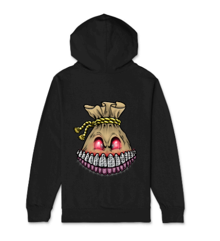 AIGHT BET YELLOW LOGO HOODIE